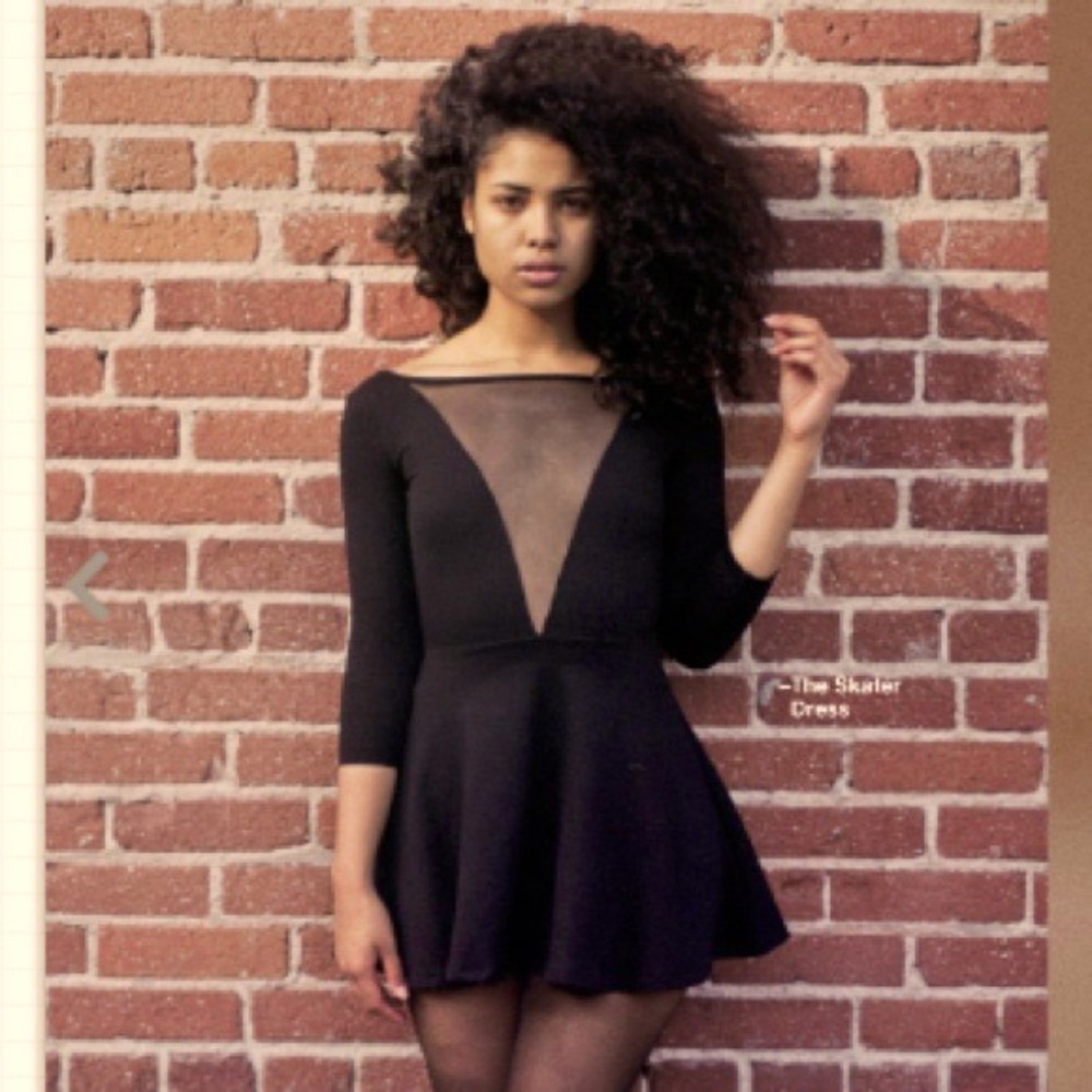 American Apparel skater mesh dress sz s
